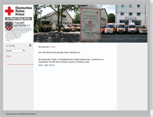 Tablet Screenshot of drk-bad-honnef.de